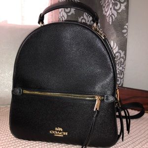 Coach leather backpack